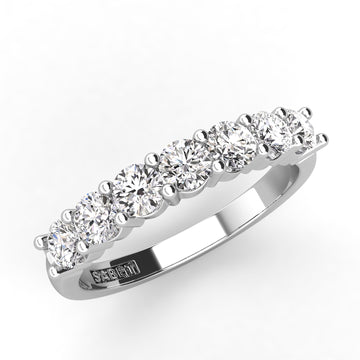 Shared Prong Diamond Band 0.75ct